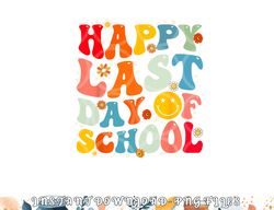Groovy Happy Last Day of School Teacher Student Graduation png, digital download