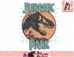 Jurassic Park Logo On The Grid png, instant download