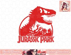 Jurassic Park T-Rex Popping Out Of Logo Graphic png, instant download