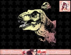 Jurassic Park T-Rex Sunset Color Fil In png, instant download