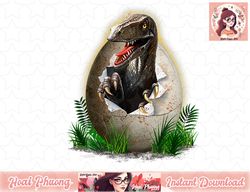 Jurassic Park Velociraptor Baby Hatching From Egg png, instant download