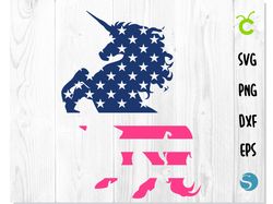 Patriotic unicorn svg, 4th of July unicorn svg, Girl Fourth of July Svg, America Svg, USA Svg, Patriotic SVG