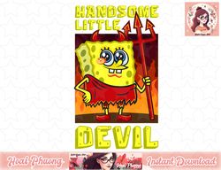 Mademark x SpongeBob SquarePants - SpongeBob Handsome Little Devil Funny Halloween Costume Kids T-Sh copy