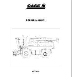 case combine harvester ih afx-8010 service repair manual