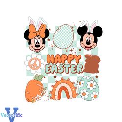 Happy Easter Magical Easter Egg Mickey And Minnie Easter Day Svg