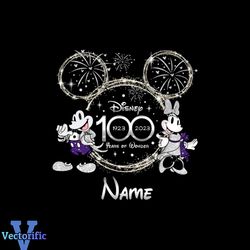 Mickey Minnie Disney 100th Anniversary Png Sublimation