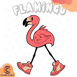 The Vintage Flamingo Walk Style Game Svg, Trending