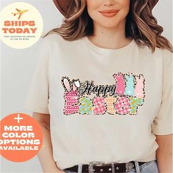 Happy Easter Shirt, Easter Bunny Shirt, Easter Day Matching Shirt, Easter Shirt For Woman, Carrot Shirt, Easter Shirt, E