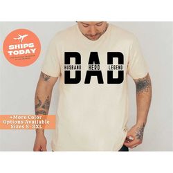 husband hero legend shirt, dad shirt, gift for dad, husband shirt, hero shirt, gift for dad, gift for husband, father's