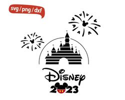 Castle svg, Micke Castle Fireworks svg, Mickey Castle with Mouse, Mickey Family Trip svg