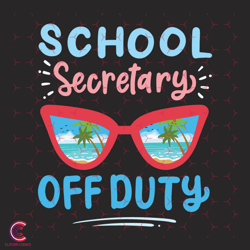 School Secretary Off Duty Svg, Trending Svg, Schoo