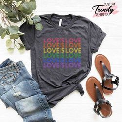 Love is Love T-Shirt, Womens Love is Love Shirt, Pride Shirt, Mens Love is Love Shirt, Kindness Shirts, LGBTQ Support Te