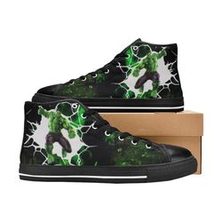 rick and morty high canvas shoes for fan, women and men, rick and morty high canvas shoes, rick and morty marvel sneaker