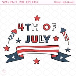 4th Of July Svg, American Flag Svg, Fireworks Svg, Happy 4th Of July Svg, Freedo
