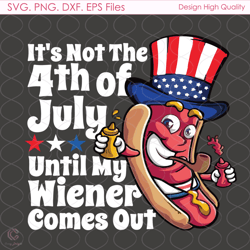 Hot Dog Wiener Comes Out Svg, 4th Of July Svg, American Svg, America Patriotic S