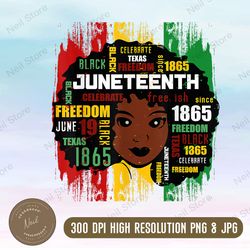 Juneteenth Png, Juneteenth African American Png, PNG High Quality, PNG, Digital Download