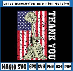 Thank You Patriotic Memorial Day 4th Of July US Flag Svg, Thank You Svg, American Flag Svg, Independence day, Digital Do
