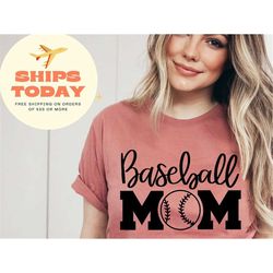 Baseball Shirt, Baseball T-Shirt, Baseball Shirt For Women, Sports Mom Shirt, Mothers Day Gift, Baseball Mom Shirt, chee
