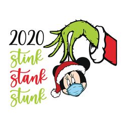 2020 Stink Stank Stunk SVG, Mickey Face Mask SVG, Mickey Quarantine SVG, silhouette svg fies