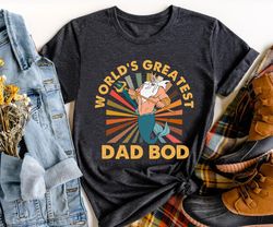 Retro King Triton Worlds Greatest Dad Bob Shirt