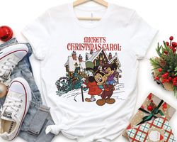 Retro Mickeys Christmas Carol Shirt Walt Disney