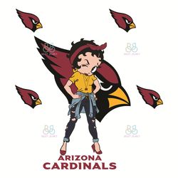 Betty Boop Arizona Cardinals Svg, Sport Svg, Arizona Cardinals Football Team Svg