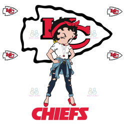 Betty Boop Kansas City Chiefs Svg, Sport Svg, Kansas City Chiefs Football Team S