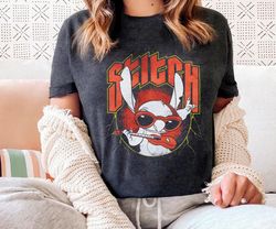 Retro Stitch Ohana Metal Rock Shirt / Lilo and