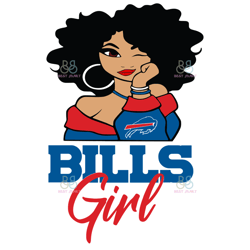 Bills Girl Svg, Bills Logo Svg, NFL Girls Svg, Football Svg