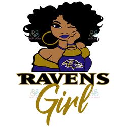 Ravens Girl Svg, Ravens Logo Svg, NFL Girls Svg, Football Svg, NFL Football Svg