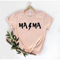 Rocker Mama Shirts, Mother's Day Shirt, Mama Shirt, Gift For Mom, Metal Mama, Classic Rock, Rocker Mom Shirt, Music Love