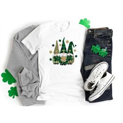 St Patrick's Gnomes Shirt, St. Patricks Day Shirt, St Patrick's Day Shirt,  Shamrock Shirt, Clover Shirt, Irish Day Shir