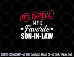 Mens Favorite son-in-law from mother-in-law or father-in-law png, digital download copy