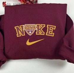 Nike Iona Gaels Embroidered Crewneck, NCAA Embroidered Sweater, Iona Gaels Hoodie, Unisex Shirts