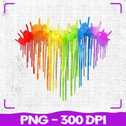 I Love You Hand Sign Png, Rainbow Heart ASL Png, Gay Pride LGBT Png, LGBT Png, Sublimation, PNG Files, Sublimation
