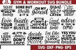 Gym & Workout SVG Bundle