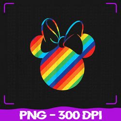 Disney Minnie Mouse Png, LGBT Png, Sublimation, PNG Files, Sublimation PNG, PNG, Digital Download