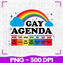 Lesbian Gay Agenda Rainbow Png, Pride Month Png, Funny LGBTQ Ally Png,  LGBT Png, Sublimation, PNG Files, Sublimation