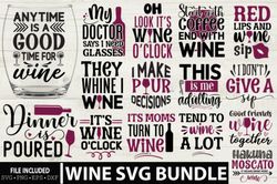 Wine SVG Bundle
