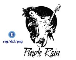 Prince Purple Rain guitar svg, Prince Purple Rain for cricut