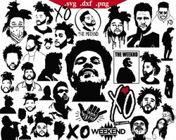 The Weeknd svg, The Weeknd for cricut, Weeknd png files