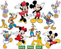 mickey happy svg, minnie svg, disney mouse svg, png files