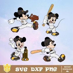 San Diego Padres Disney Mickey Mouse Team SVG, MLB SVG, Disney SVG, Cut Files, Cricut, Clipart, Silhouette, Printable