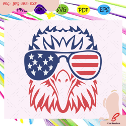Patriotic Eagle, independence day svg, happy 4th of