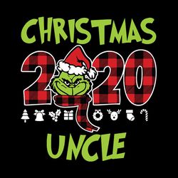 Christmas 2020 Uncle SVG, Grinch SVG, Christmas Uncle SVG The Grinch, Grinch Christmas Svg, silhouette svg fies