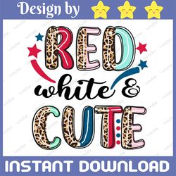 4th of July Png, Red, White, and Cute Png, Patriotic, Digital Download