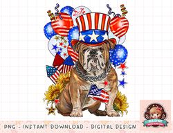 4th Of July English Bulldog Mom Dad Patriotic American Flag png, instant download, digital print