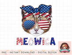 4th Of July Meowica American Flag Cat png, instant download, digital print
