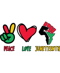 Juneteenth peace love , Juneteenth sublimation png, Free ish, Black History svg png, juneteenth is my independenn