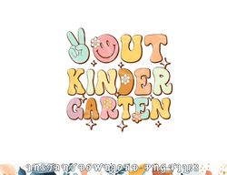 Peace Out Kindergarten Graduation Kid Boy Girl Class Of 2023 png, digital download copy